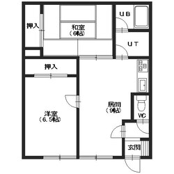 テラス６２３の物件間取画像